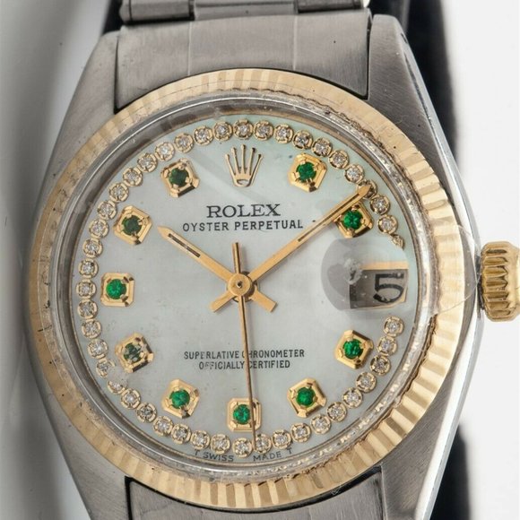 ROLEX TWO TONE MIDSIZE MENS/LADIES 18K GOLD!! - Picture 2 of 7